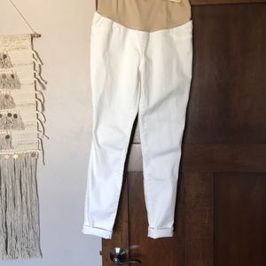 White Isabel Maternity jeans